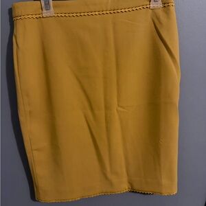 Mustard Yellow Women's Skirt